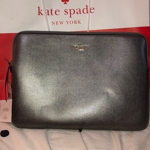 Kate spade drive laptop sleeve pewter